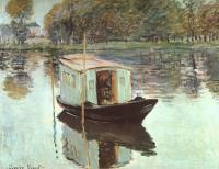 Monet, Claude Oscar - The Studio Boat